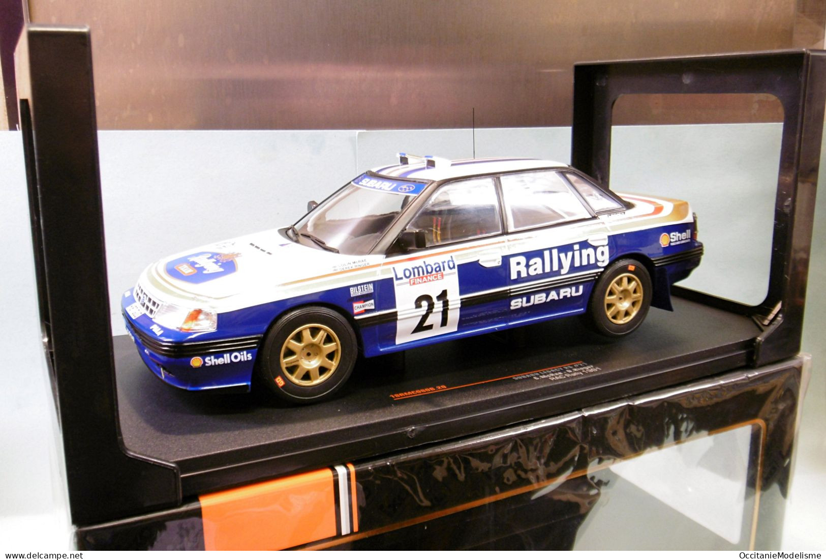 Ixo - SUBARU LEGACY RS #21 RAC Rally 1991 McRae / Ringer Réf. 18RMC080B.20 Neuf NBO 1/18 - Ixo