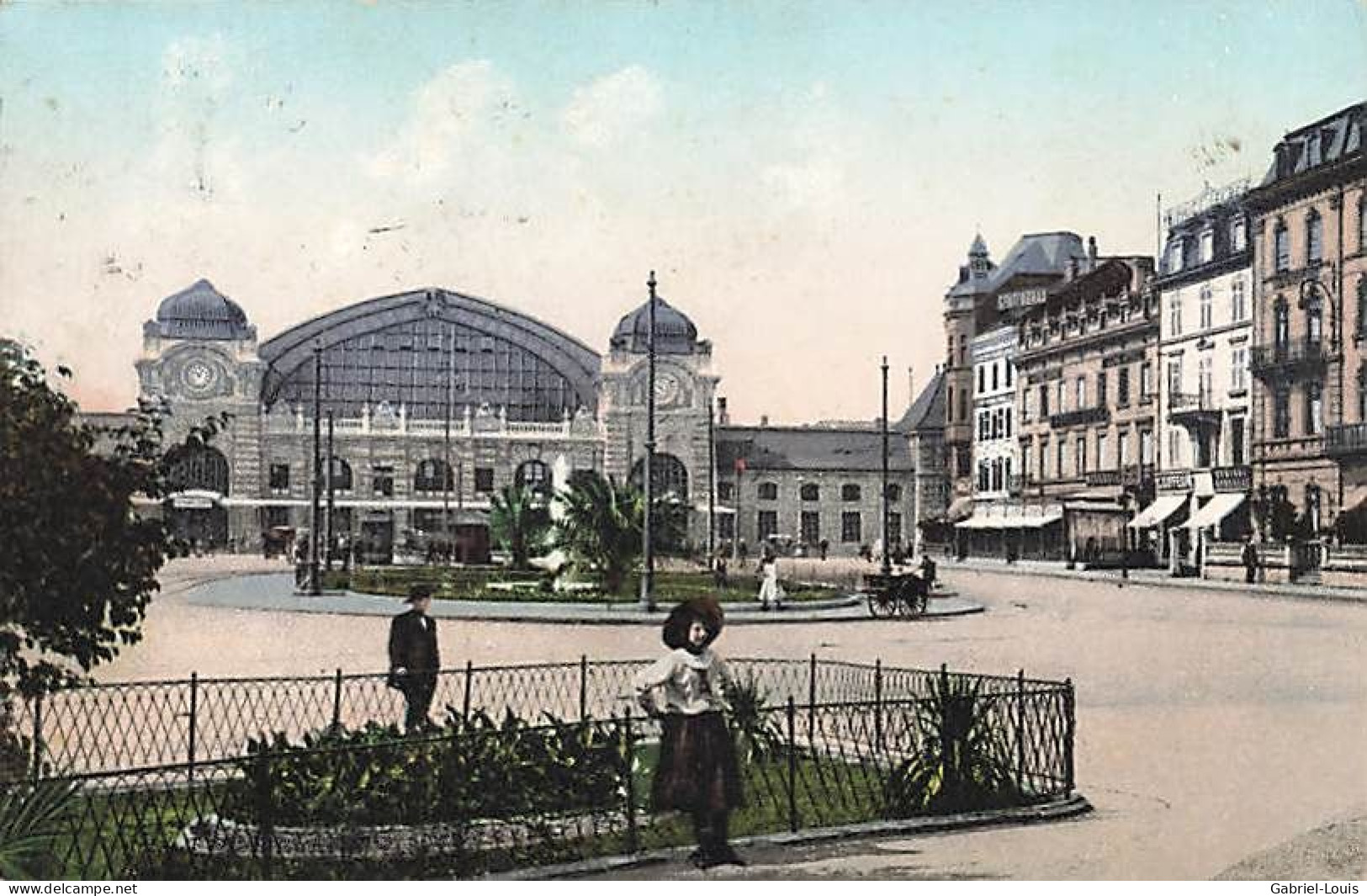 Basel Bundesbahnhof 1909 - Basel