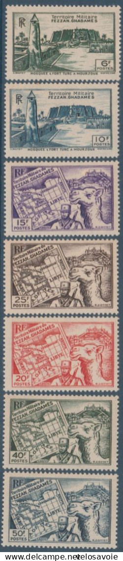 FEZZAN N° 28/42 ** - Unused Stamps