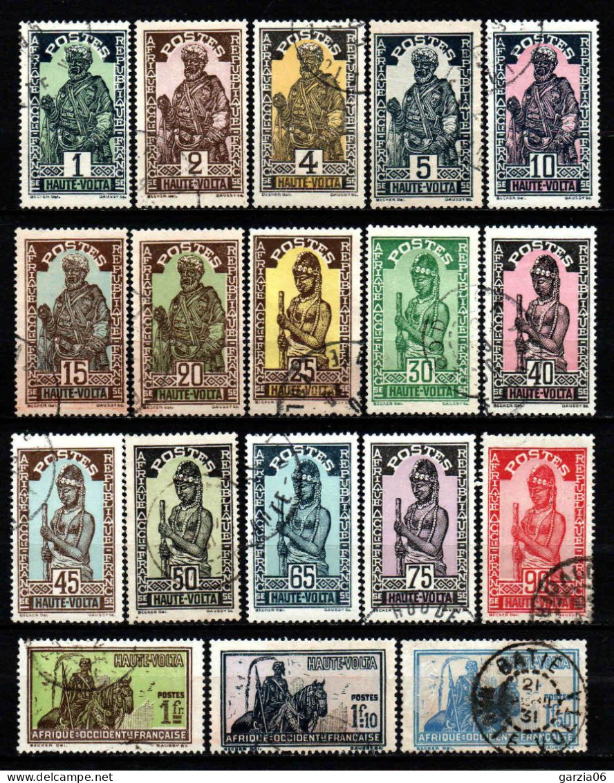 Haute Volta  - 1928  -  - N° 43 à 60 - Oblit - Used - Used Stamps