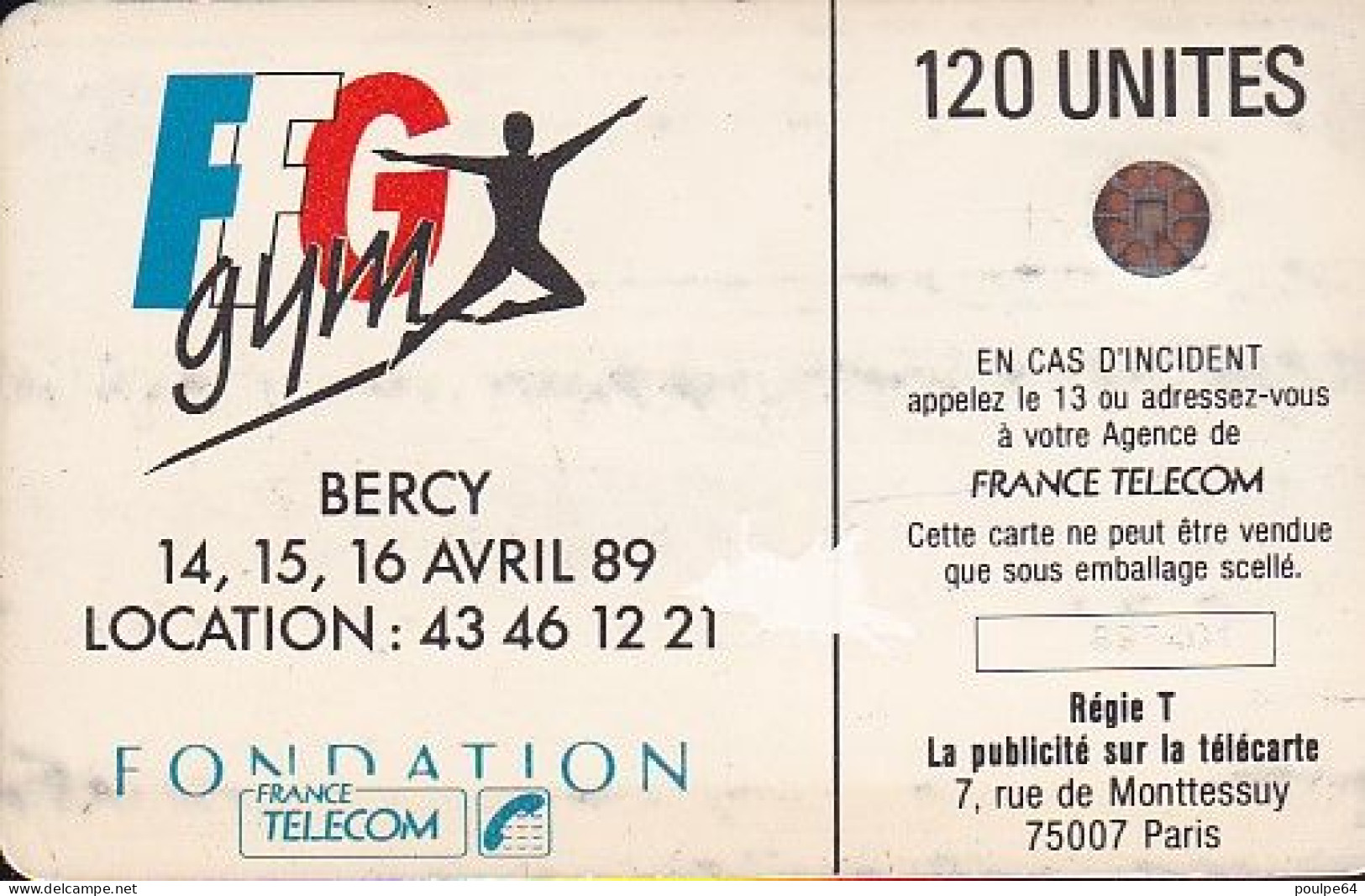 F64 03/1989 BERCY " Femme " 120 SC4on - 1989