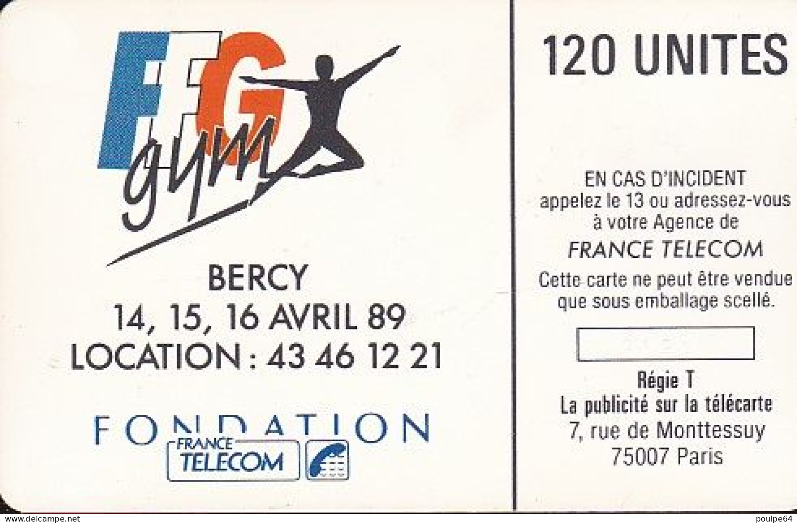 F66 03/1989 BERCY " Homme " 120 SO2 - 1989
