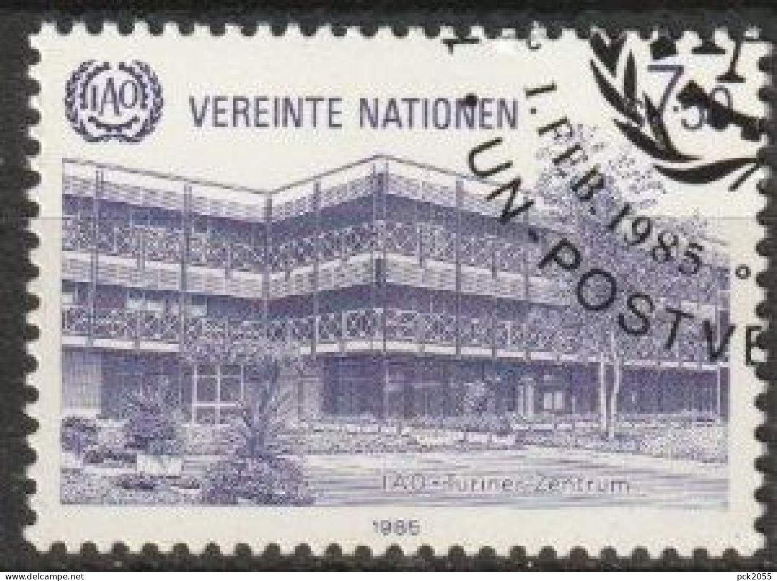 UNO Wien 1985 MiNr.47 Gest. 40.Jahre Turiner Zentrum Der Intern. Arbeitsorganisation ILO ( 2280) - Used Stamps