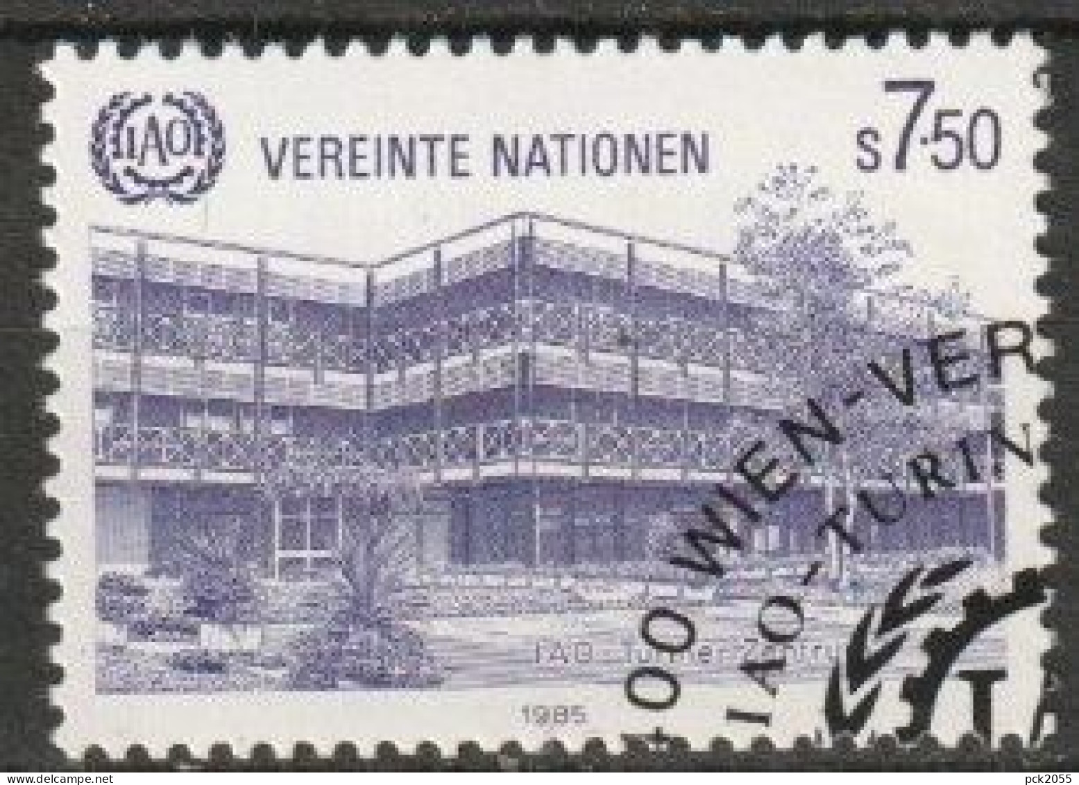 UNO Wien 1985 MiNr.47 Gest. 40.Jahre Turiner Zentrum Der Intern. Arbeitsorganisation ILO ( 2270) - Used Stamps