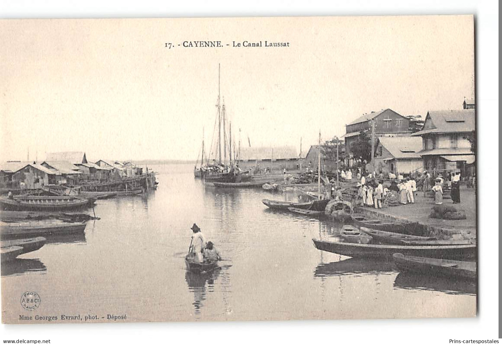 CPA Guyane Cayenne Le Canal Laussat - Cayenne