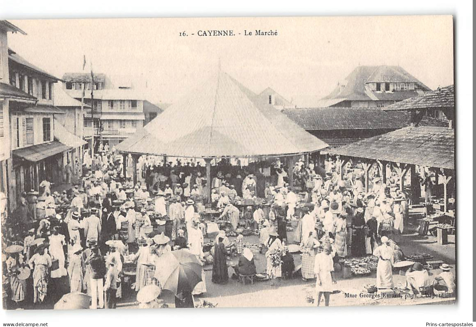 CPA Guyane Cayenne Le Marché  - Cayenne