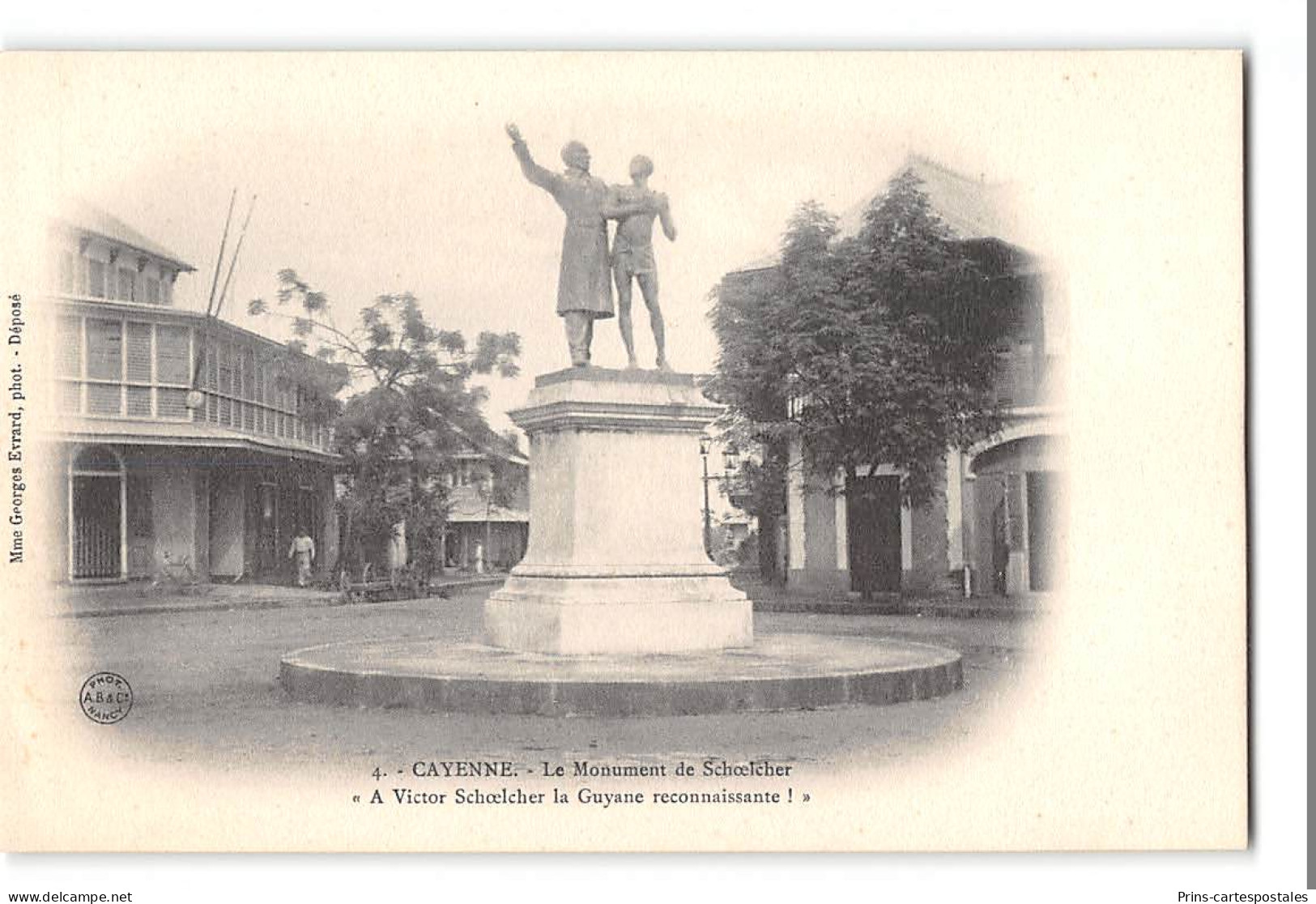 CPA Guyane Cayenne Le Monument De Schoecher - Cayenne