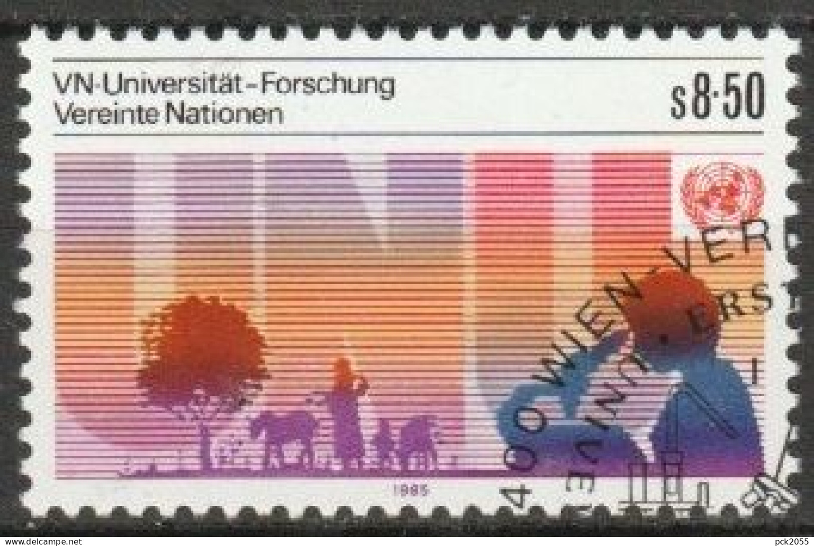 UNO Wien 1985 MiNr.48 Gest. 10.Jahre Universität Der UNO ( 2281) - Usados