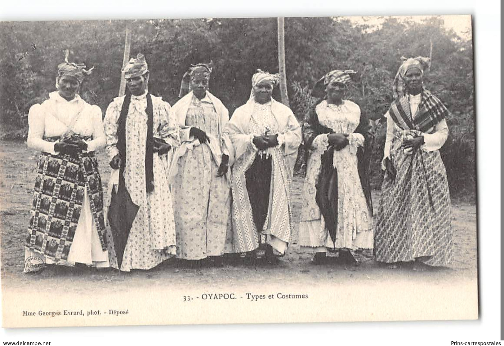 CPA Guyane Oyapoc Types Et Costumes - Autres & Non Classés