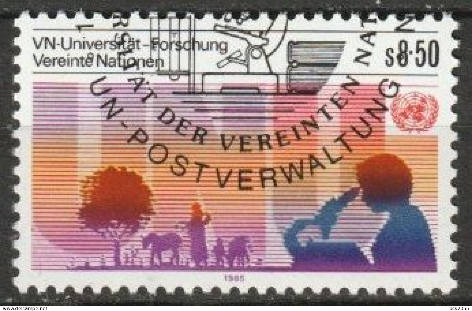 UNO Wien 1985 MiNr.48 Gest. 10.Jahre Universität Der UNO ( 2286) - Oblitérés