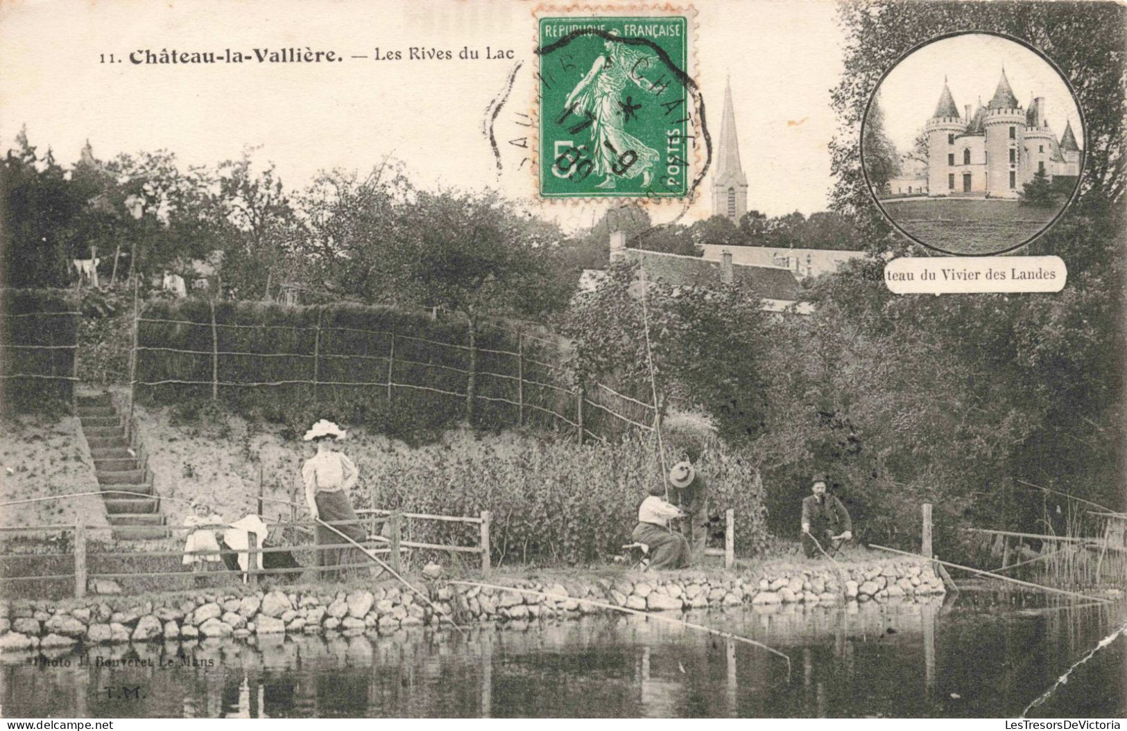 FRANCE - Château La Vallière - Les Rives Du Lac - Carte Postale Ancienne - Chinon