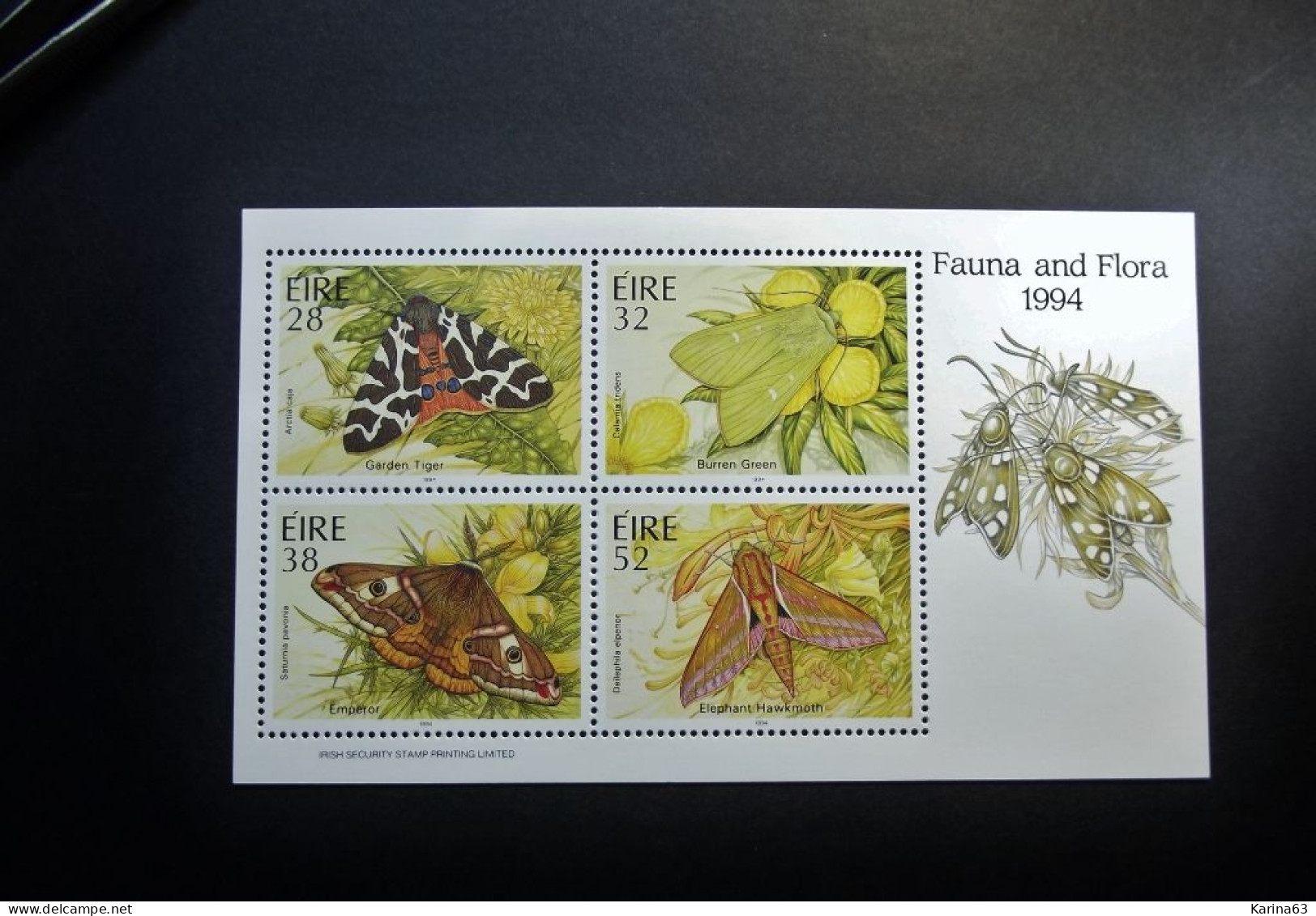 Ireland - Irelande - Eire 1994 - Y&T  N° 864 / 867 ( 4 Val.) Fauna - Papillon - Butterflies - MNH - Postfris - Neufs