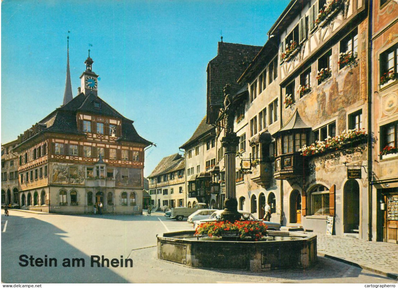 Switzerland Stein Am Rhein Rathausplatz Und Rathaus - Stein