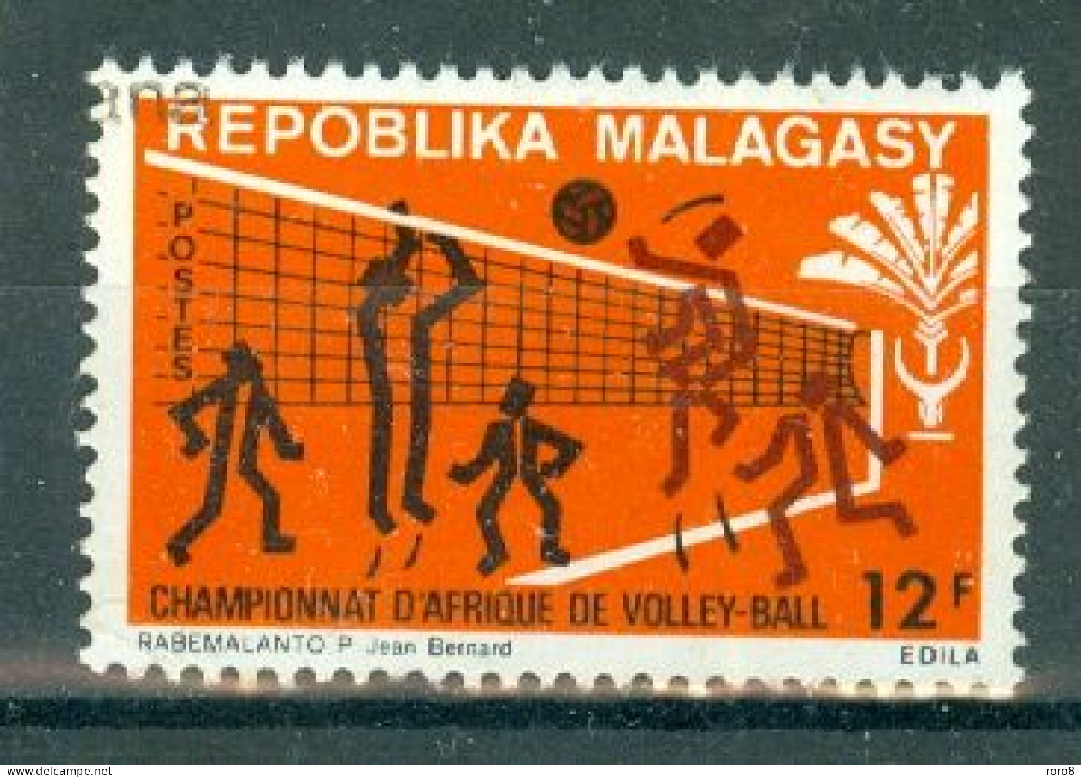 MADAGASCAR - N°509 Oblitéré. Championnats D'Afrique De Volley-ball. - Volley-Ball