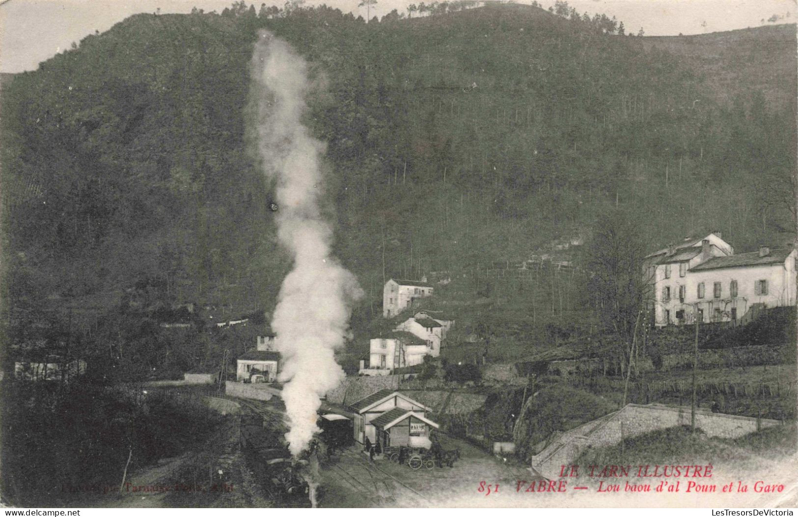 FRANCE - Vabre - Lou Baou D'al Poun Et La Garo - Carte Postale Ancienne - Vabre