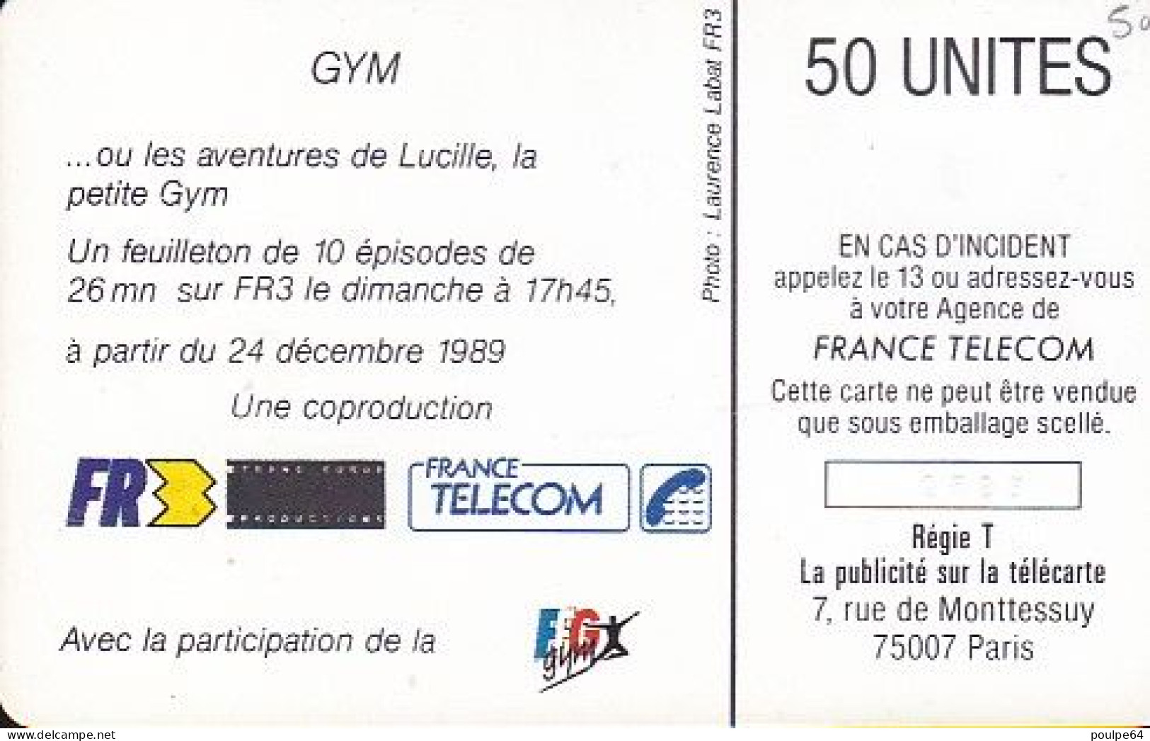 F94 11/1989 GYM FR3 50 SO2 - 1989