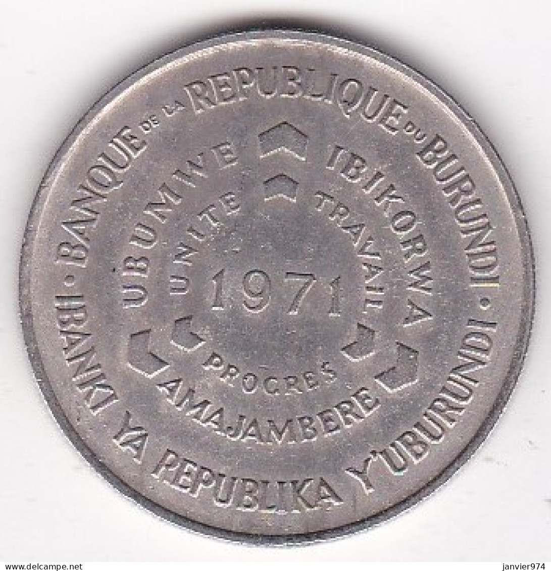 Burundi 10 Francs F.A.O 1971, En Cupronickel, KM# 17 - Burundi