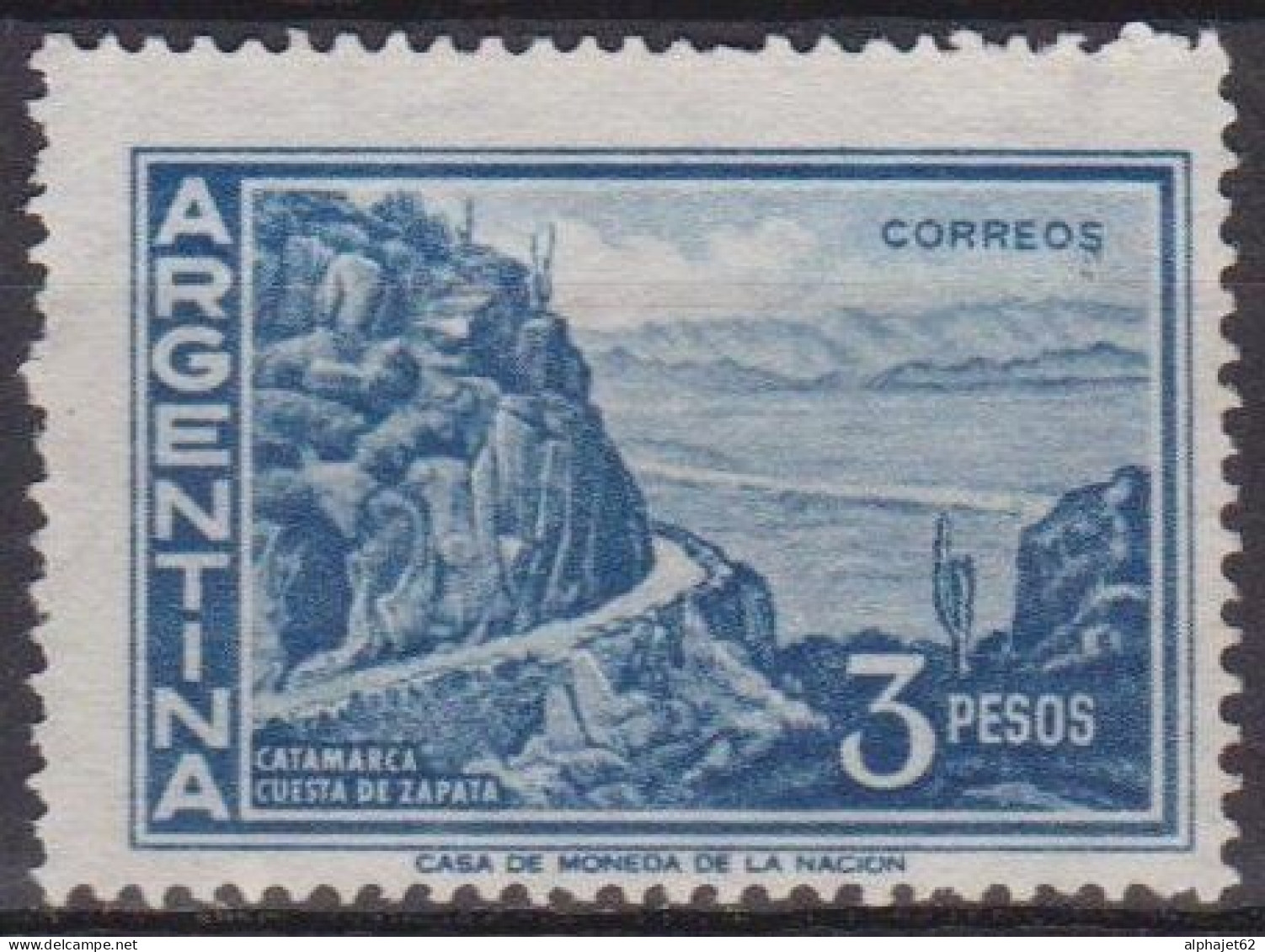 Tourisme - ARGENTINE - Cote De Zapata - N° 605 * - 1959 - Neufs