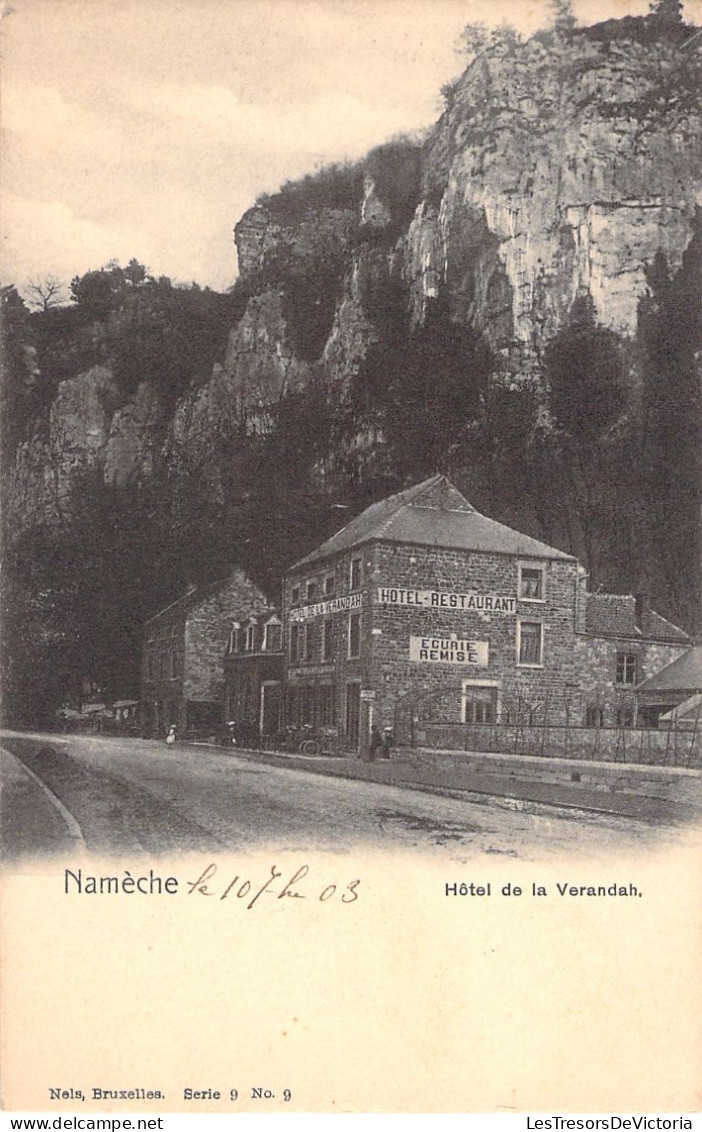 BELGIQUE - Nameche - Hotel De La Verandah - Nels - Carte Postale Ancienne - Otros & Sin Clasificación