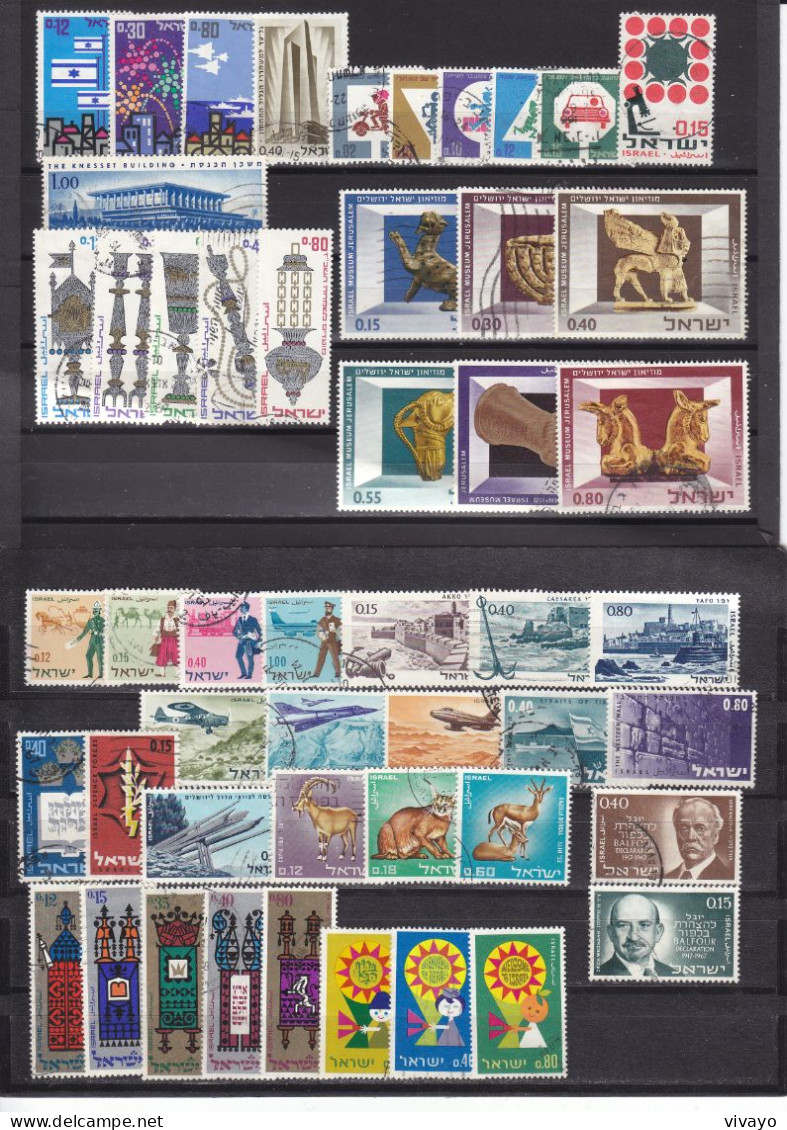 ISRAEL - O / FINE CANCELLED - 1966 / 1967 - COMPLETE YEARS -   Mi. 356/405 - Oblitérés (sans Tabs)