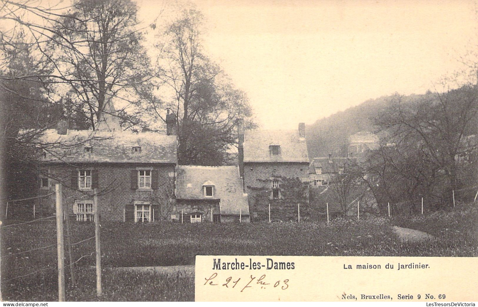 BELGIQUE - Marche Les Dames - La Maison Du Jardinier - Nels - Carte Postale Ancienne - Otros & Sin Clasificación