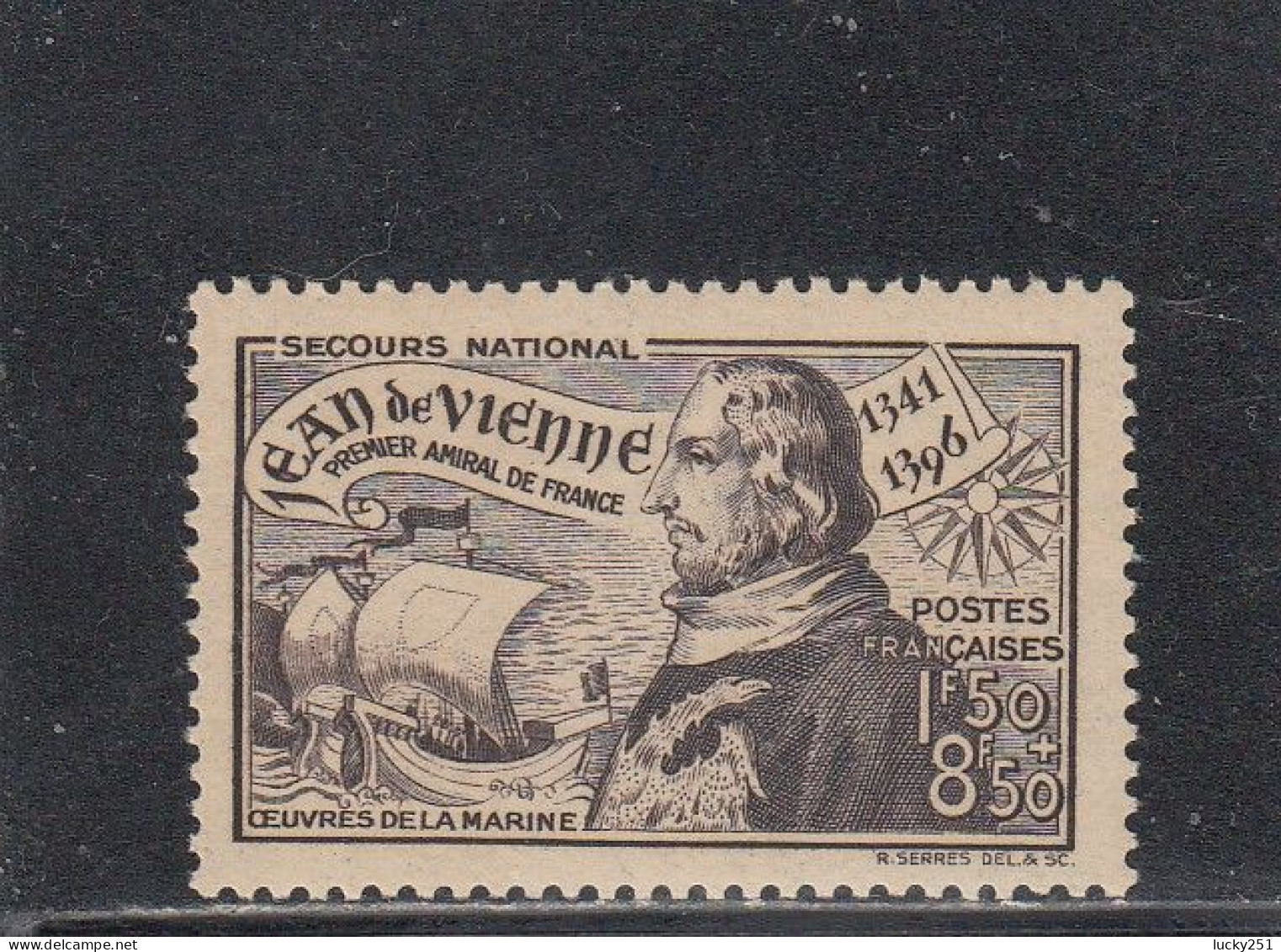 France - Année 1942 - Neuf ** - N°YT 544** - Jean De Vienne - Nuevos