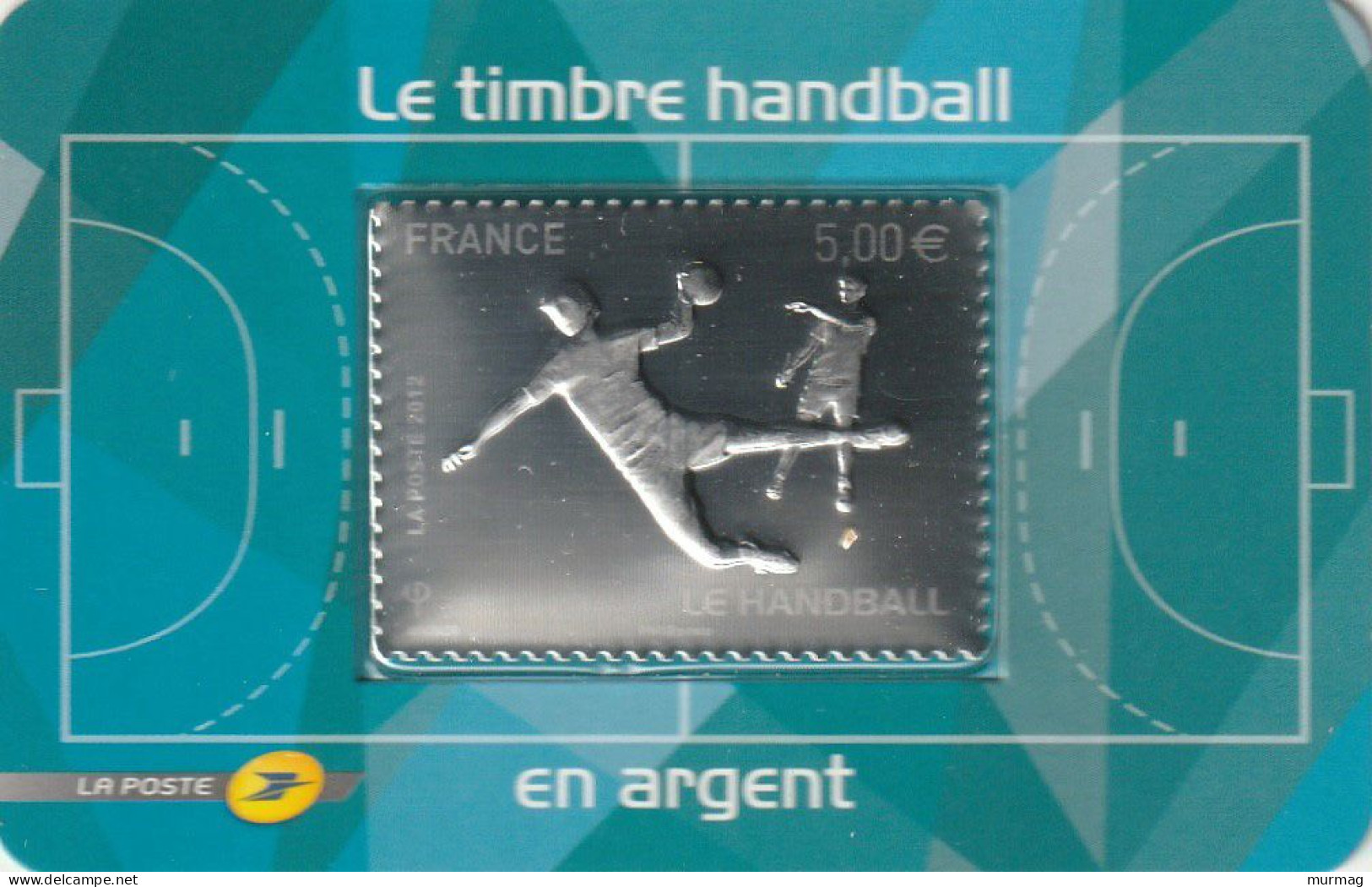 FRANCE - Sport, Le Handball, Timbre En Argent - Y&T N° 738 - 2012 - MNH - Neufs