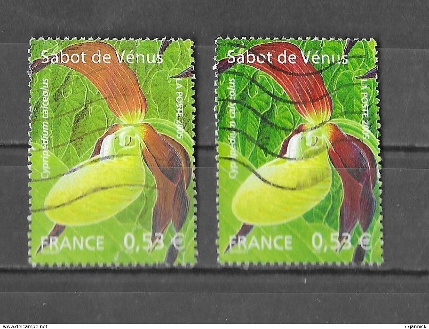 VARIETEE DE COULEUR N° 3764 ( Clair Et Foncé)  OBLITERE - Used Stamps