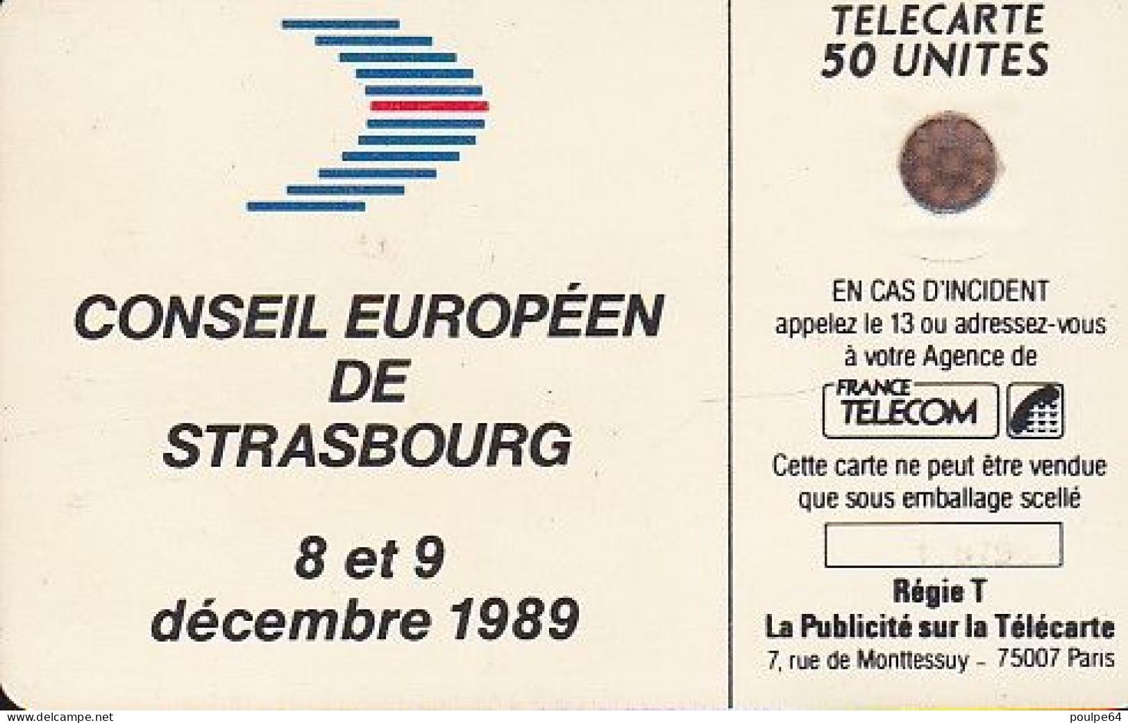 F107B 11/1989 COMMUNAUTÉ EUROPÉENNE 50 SC5an - 1989