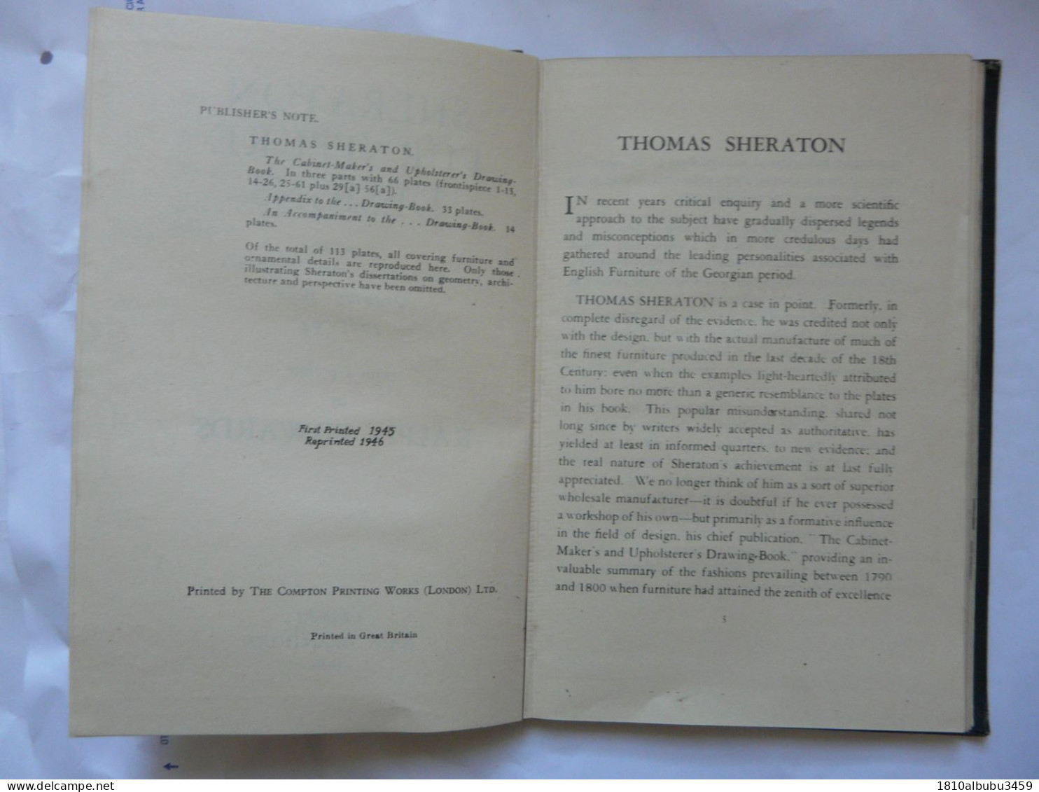 SHERATON FURNITURE DESIGNS By RALPH EDWARDS 1946 - Decoración De Interiores