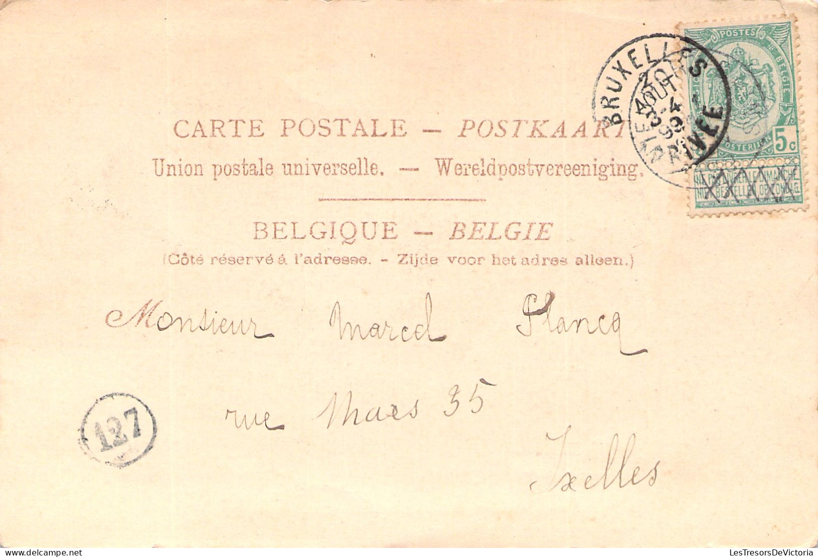 BELGIQUE - Hotel Prevost - Nieuport - Precurseur 1899 - Carte Postale Ancienne - - Nieuwpoort