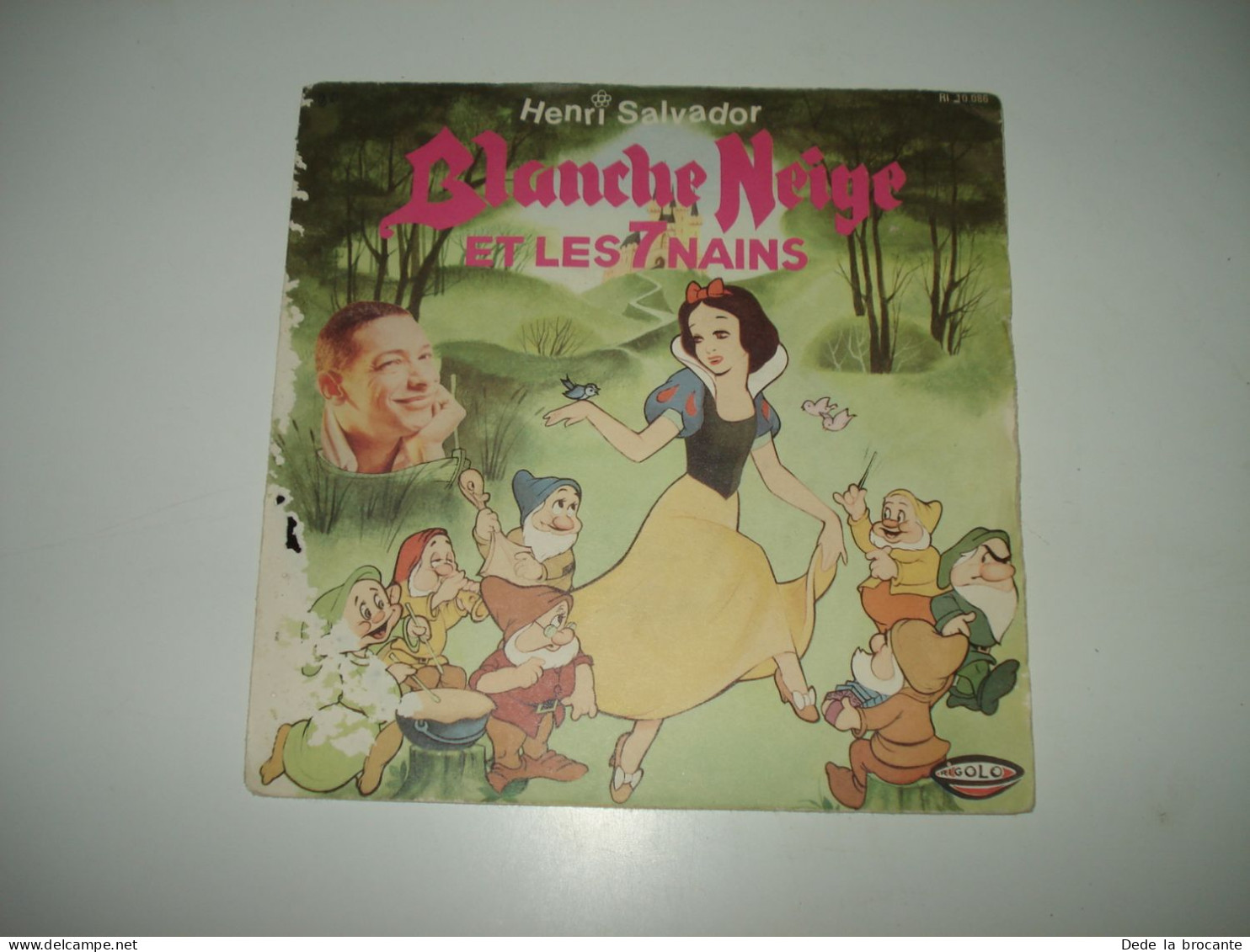 B11 /  Lot  3 X 45 T - Disney  - Blanche  Neige + Dumbo + Belle au bois dormant