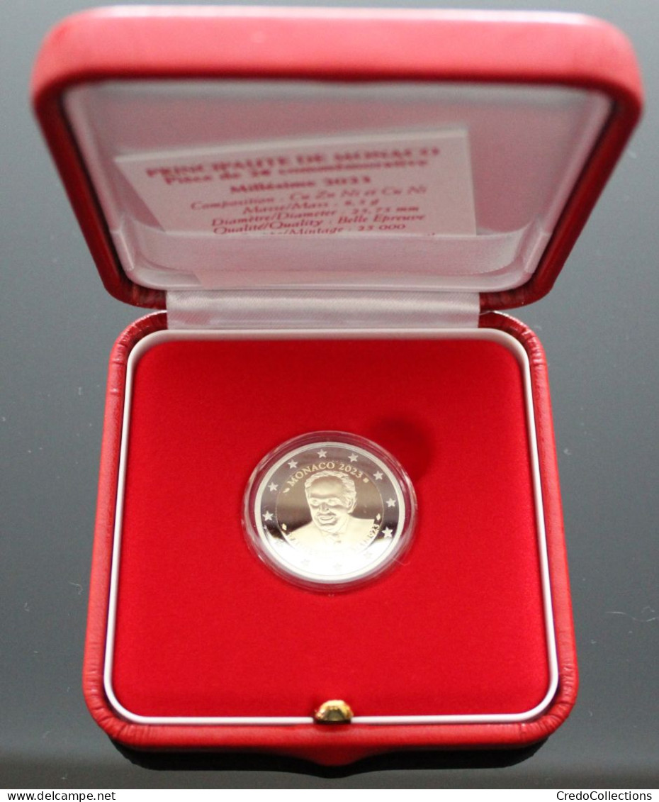 Monaco - Coffret BE 2 Euros - 2023 - 100ème Anniversaire De La Naissance De Rainier III - Monaco