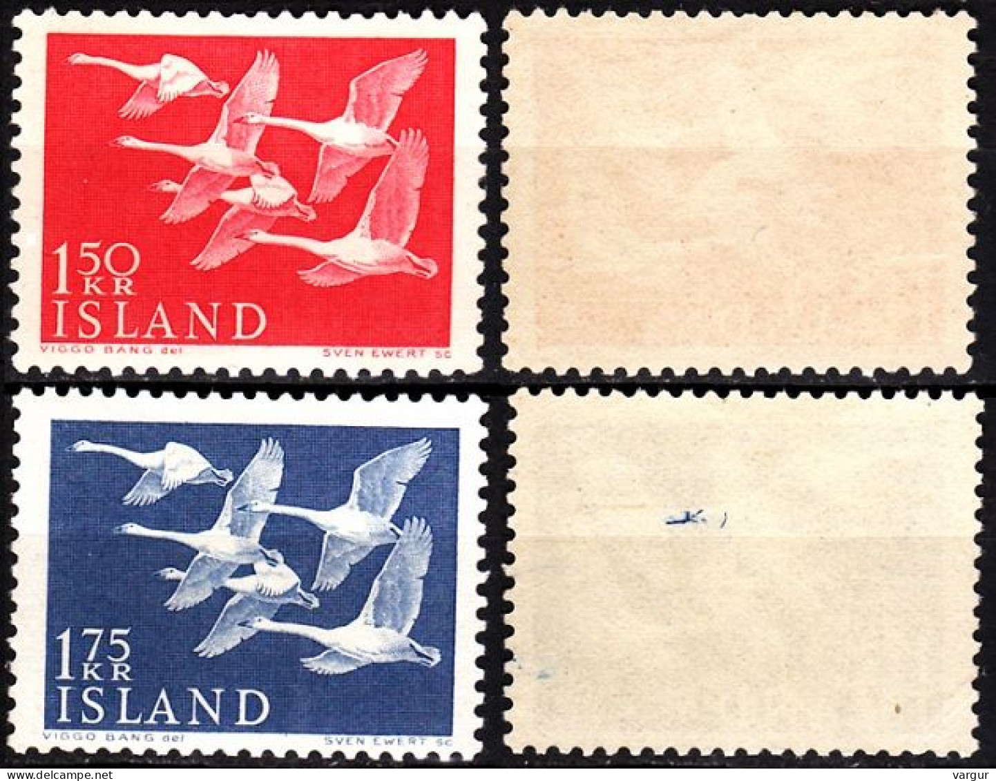 ICELAND / ISLAND 1956 NORDEN: 5 Swans, MNH - Europese Gedachte