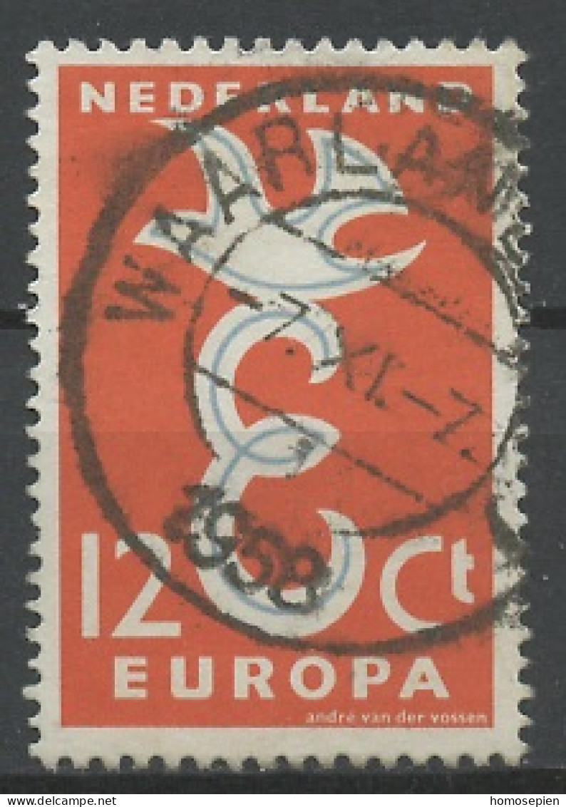 Europa CEPT 1958 - Pays Bas - Netherlands - Niederlande Y&T N°691 - Michel N°718 (o) - 12c EUROPA - 1958