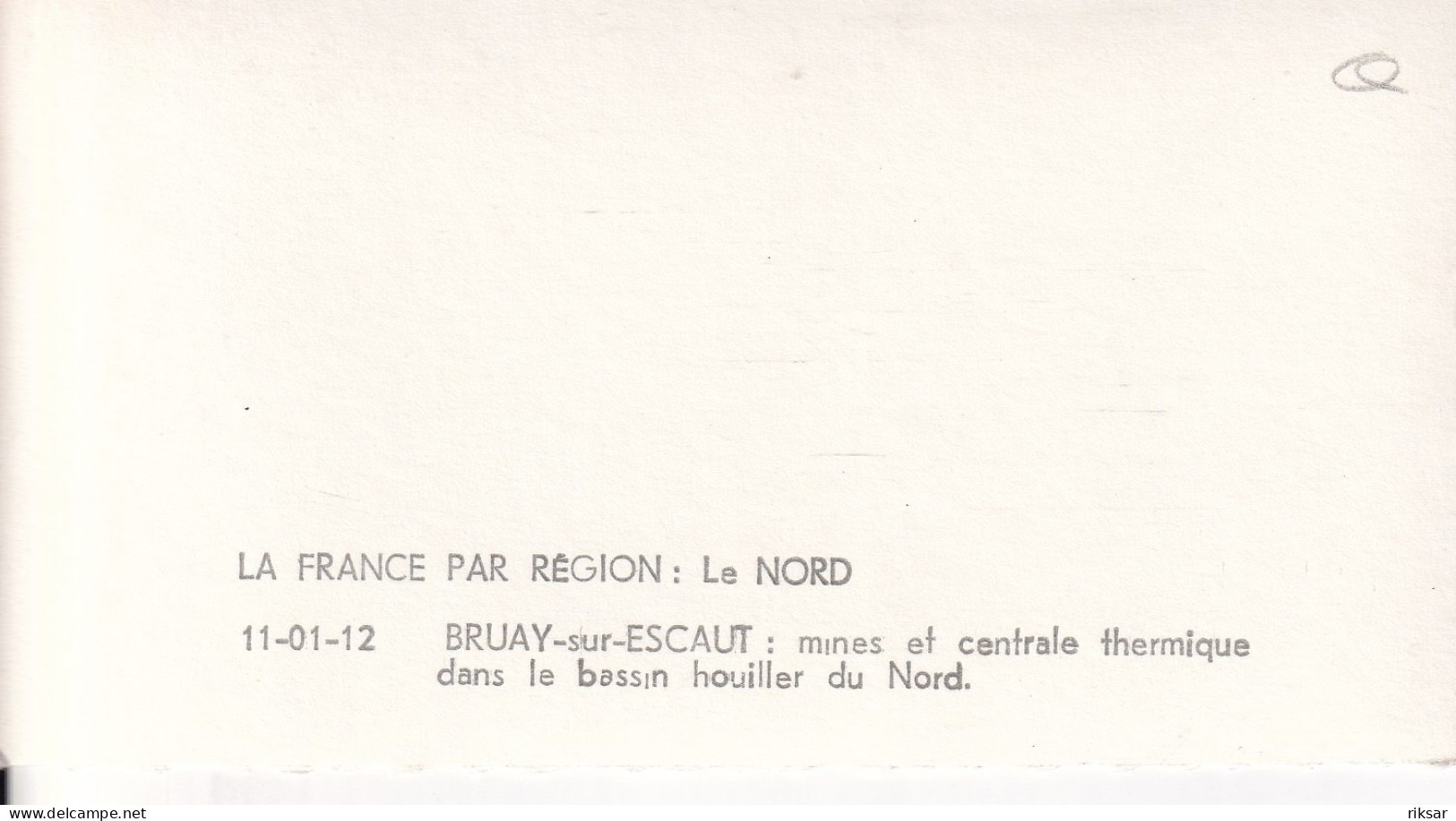 BRUAY SUR ESCAUT(MINI CARTE) - Bruay Sur Escaut