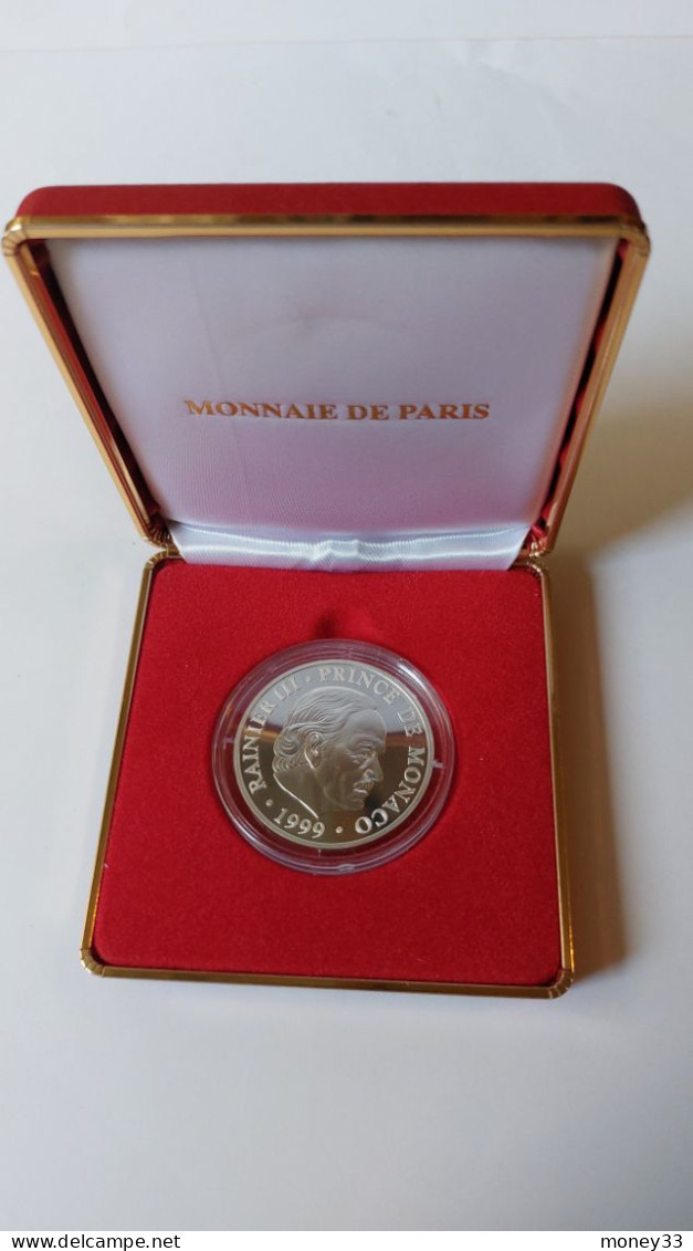 Monaco Cinquantenaire Du Prince Rainier III 1949-1999 Argent - Non Classés