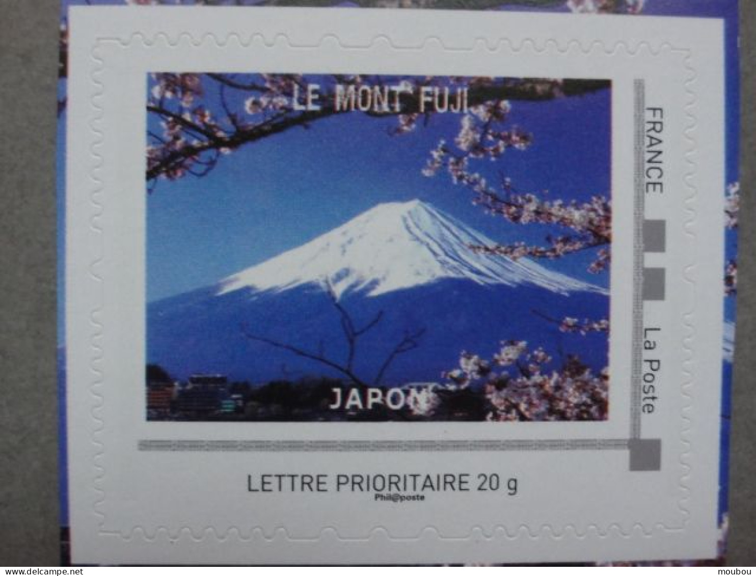 Mont Fuji ( Japon) - Timbre Autocollant Issu Collector "Géants Du Feu"- 2011 - Vulkane