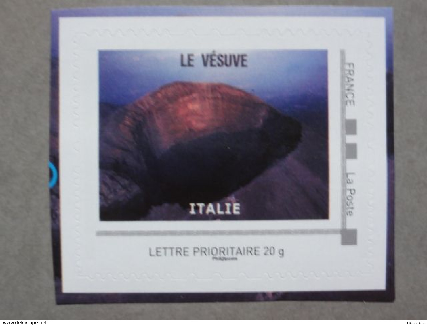 Vésuve ( Italie) - Timbre Autocollant Issu Collector "Géants Du Feu"- 2011 - Vulkane