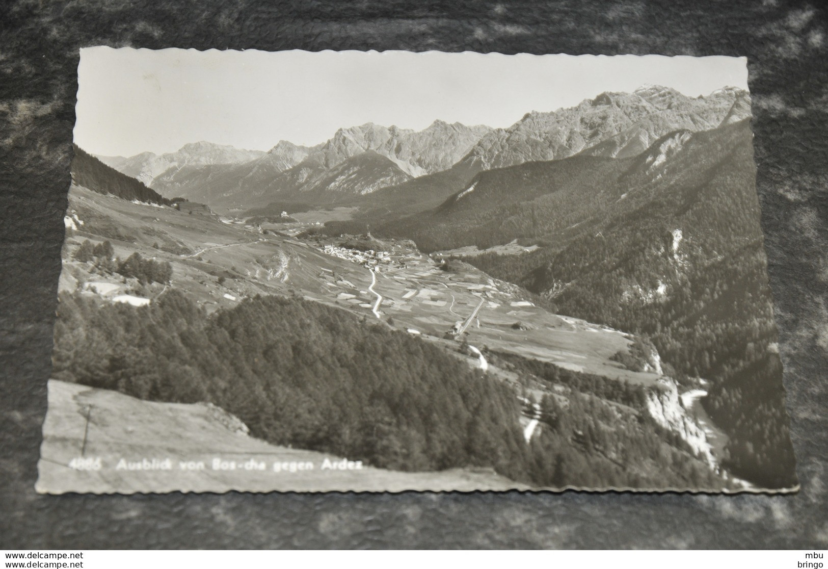 A6311-    AUSBLICK VON BOS-CHA GEGEN ARDEZ - 1957 - Ardez