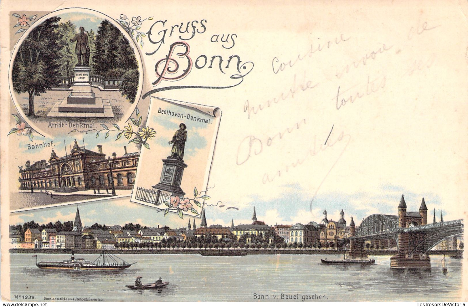 ALLEMAGNE - Gruss Aus Bonn - Carte Multivue - Precurseur 1899 - Carte Postale Ancienne - - Bonn