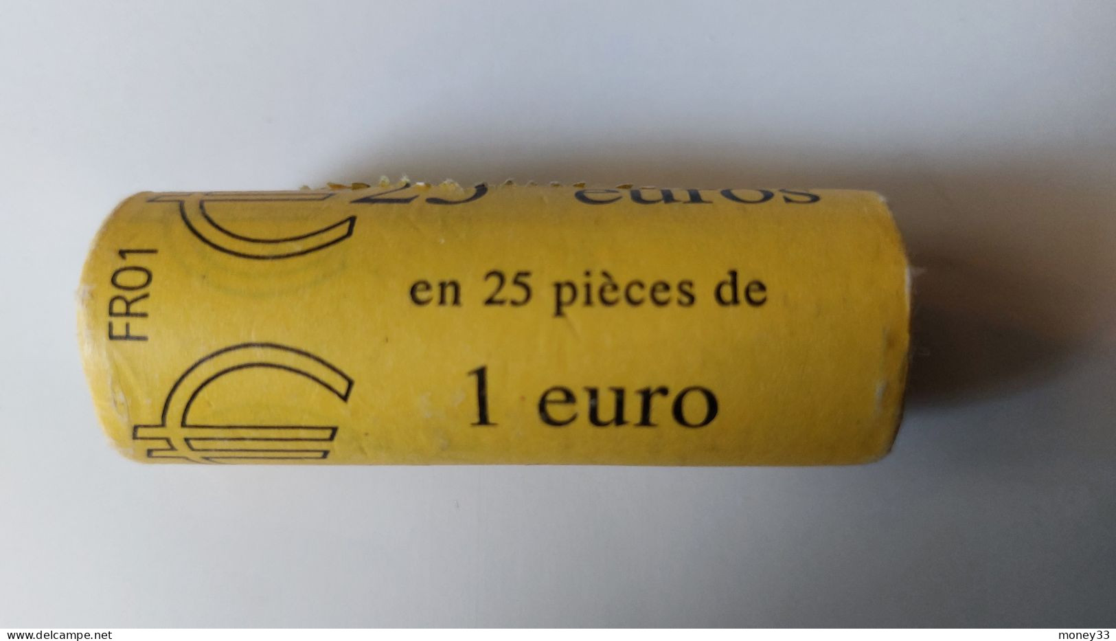 Rouleau De 25€ En Pièce De 1 Euros De Monaco Millésime 2014 - Other & Unclassified