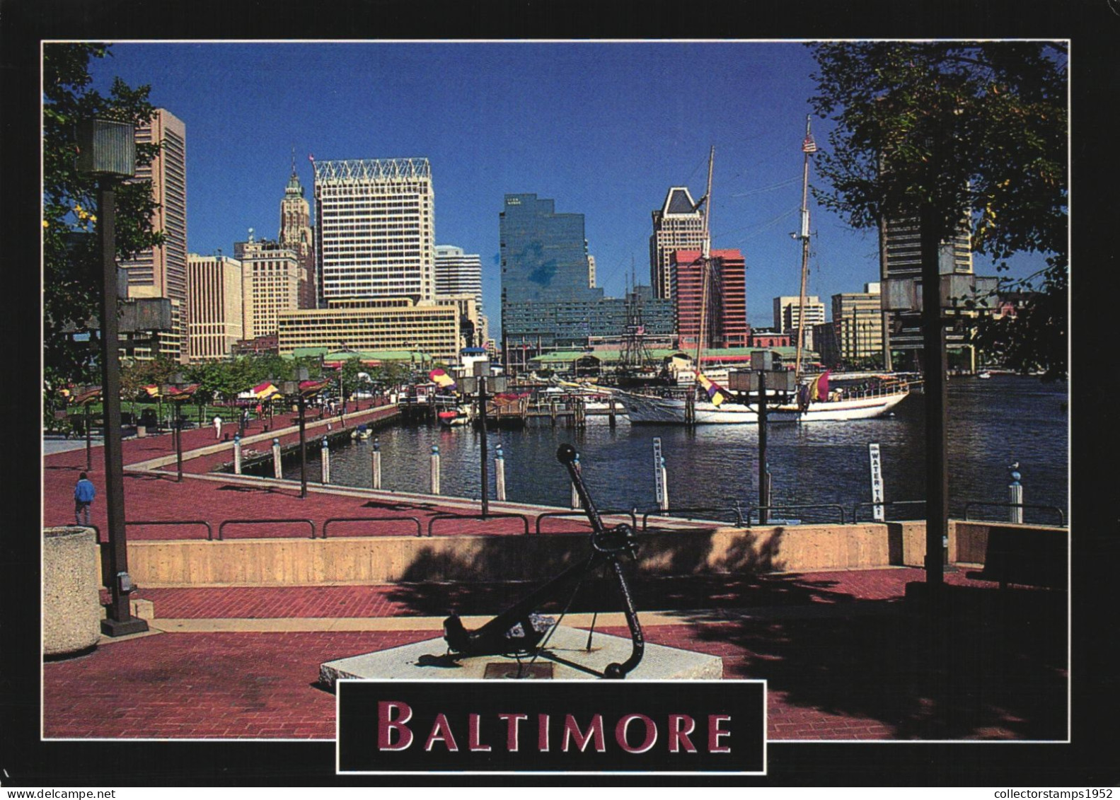 BALTIMORE, SKYLINE, ARCHITECTURE, SHIP, PORT, UNITED STATES - Baltimore