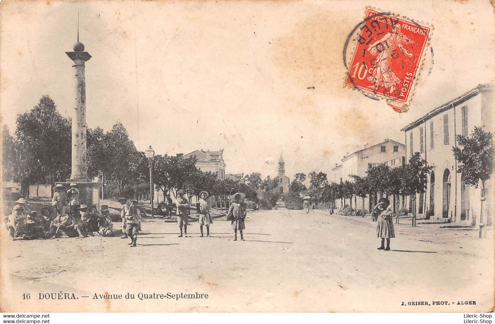 Algérie - DOUERA - Avenue Du 4 Septembre - Groupe D'enfants - Other & Unclassified