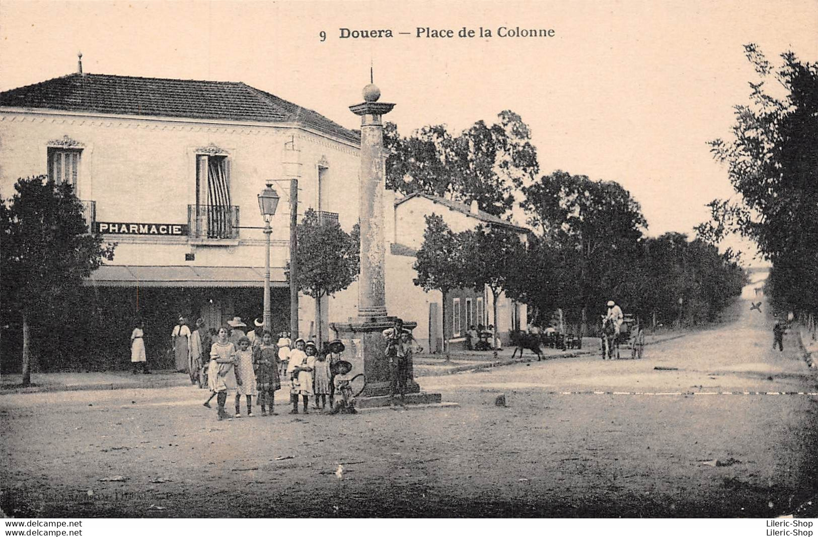 Algérie - DOUERA. - Place De La Colonne - Pharmacie - Other & Unclassified