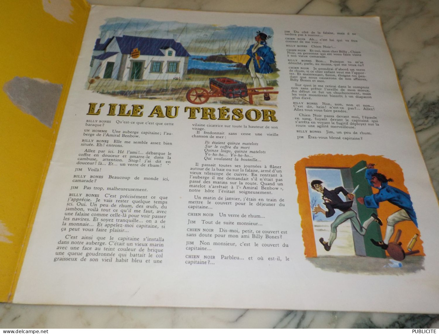 Disque Vinyle 33 Tours L Ile Au Tresor - Enfants