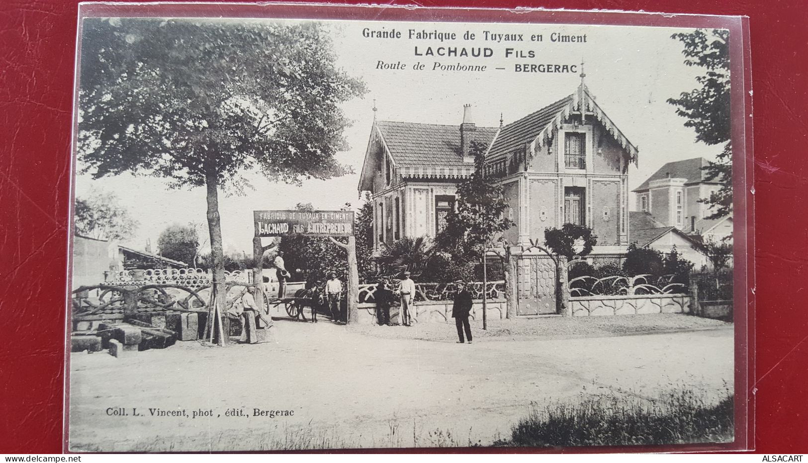 Bergerac Grande Fabrique De Tuyaux En Ciment , Lachaud Fils , Route De Pombonne - Bergerac