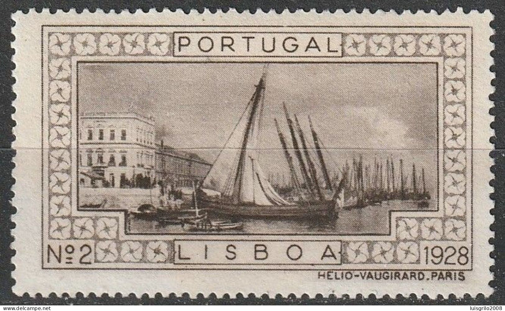 Vignette/ Vinheta, Portugal - 1928, Paisagens E Monumentos. Lisboa -||- MNG, Sans Gomme - Ortsausgaben