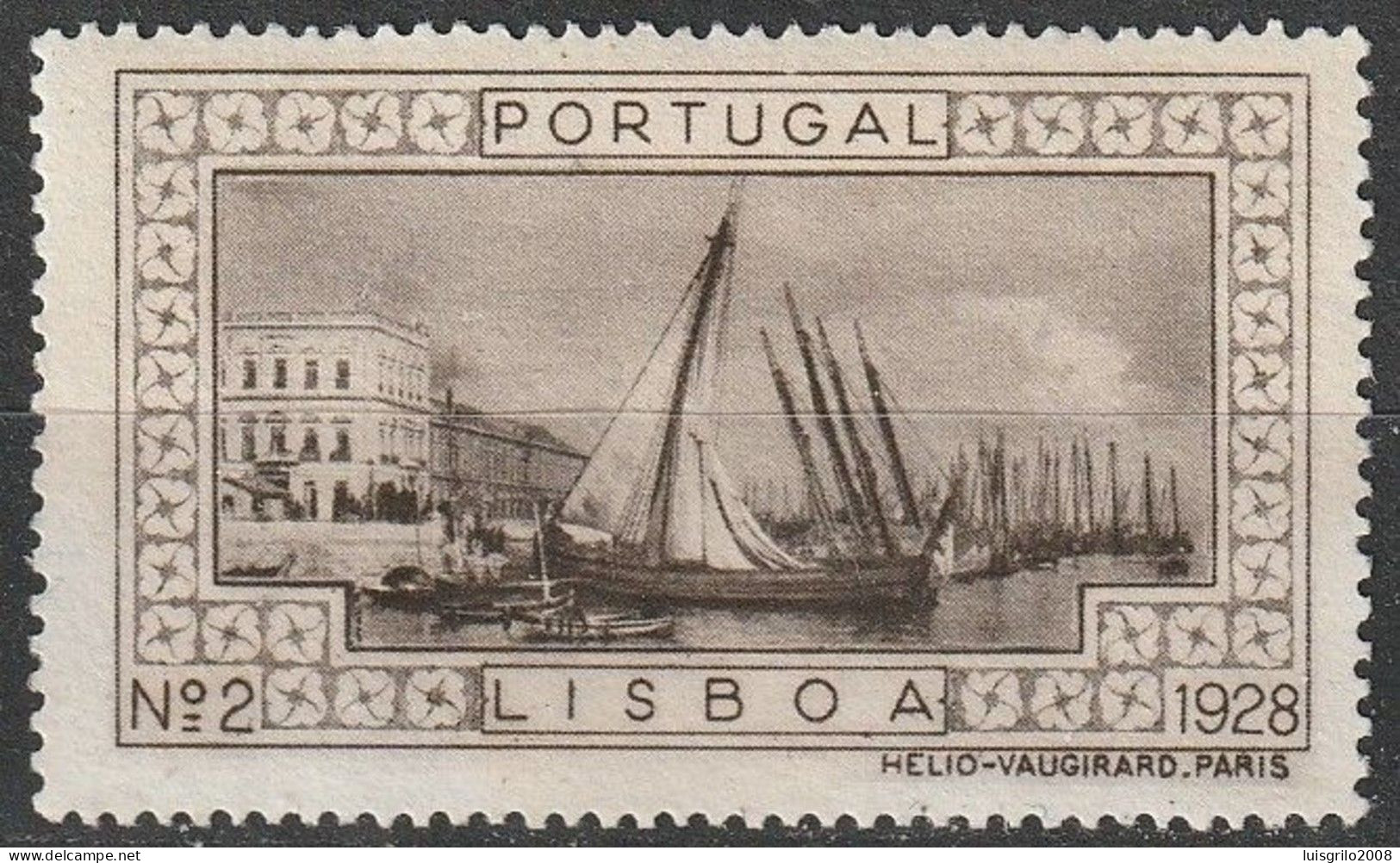 Vignette/ Vinheta, Portugal - 1928, Paisagens E Monumentos. Lisboa -||- MNG, Sans Gomme - Emissions Locales