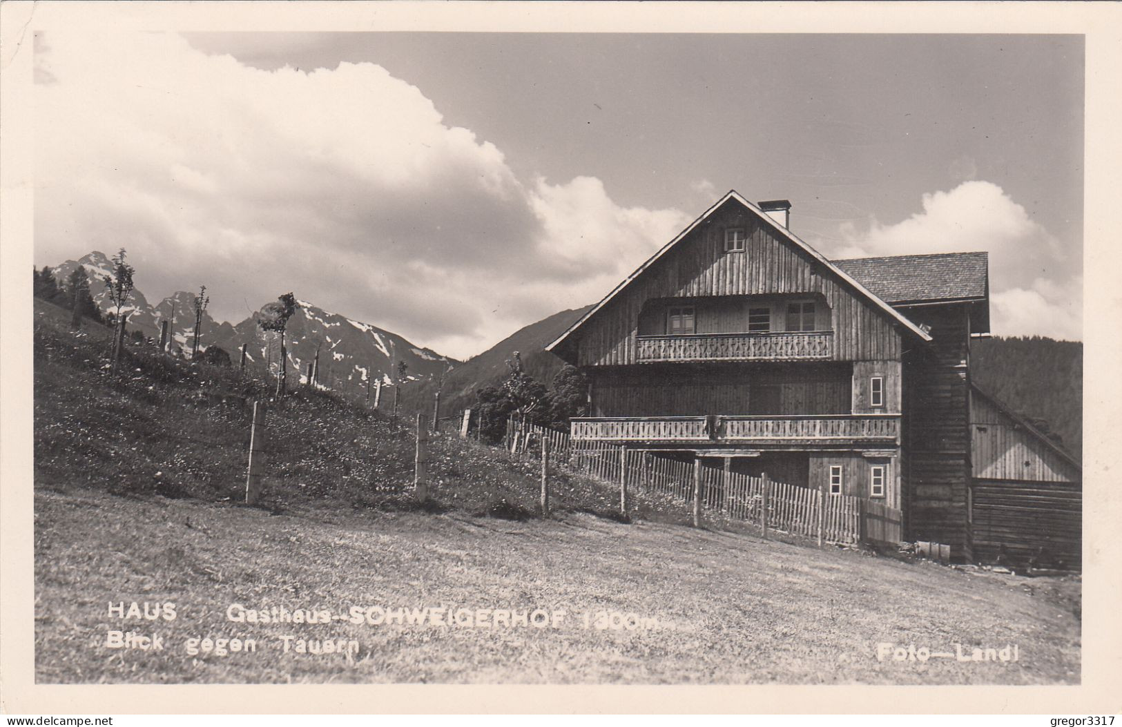 D6946) HAUS Ennstal - Gasthaus SCHWEIGERHOF - Blick Gegen Tauern - Schöne FOTO AK Foto Landl - Haus Im Ennstal